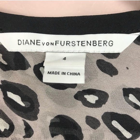 DVF Diane Von Furstenberg Silk Blouse - Picture 3 of 6